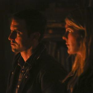 Still of Milo Ventimiglia and Lily Rabe in The Whispers 2015