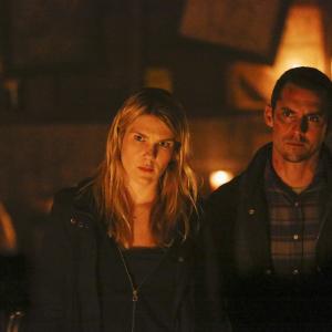 Still of Milo Ventimiglia and Lily Rabe in The Whispers 2015