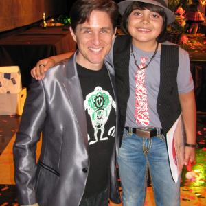Parker Contreras and Yuri Lowenthal at CARE Awards 2010.
