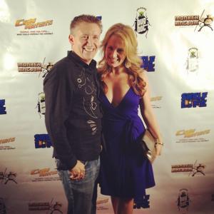 Kimberly Spencer and Spike Spencer at Con Artists Premiere