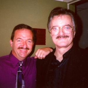Cliff & Robert Goulet, backstage at Carnegie Hall
