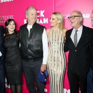 Bill Murray Bruce Willis Barry Levinson Kate Hudson Zooey Deschanel and Mitch Glazer at event of Rock the Kasbah 2015