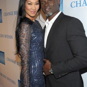 Djimon Hounsou and Kimora Lee Simmons