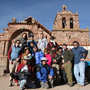 TV director Ian Stevenson (center, wearing blue parker) directs The Discovery Channel's 'Bone Detective'. Location: Bolivia. More at www.ianstevenson.tv