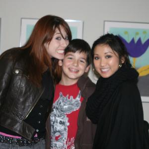 Rachel Grate, Abraao, and Brenda Song