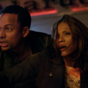 Hill Harper  LesleyAnn Brandt CSI NY  Ep719 Food for Thought