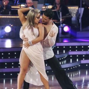 Still of Mark Ballas and Shawn Johnson in Dancing with the Stars 2005