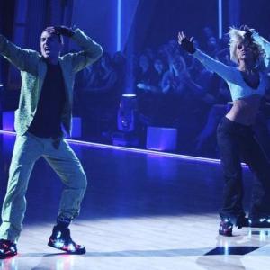 Still of Chelsea Kane and Mark Ballas in Dancing with the Stars 2005