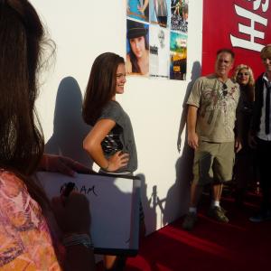 Christine Mascolo at the August 26 2011 No Bully Tour Invitational red carpet event in Hollywood