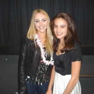 Christine Mascolo with AnnaSophia Robb at the March 9 2011 premiere of Soul Surfer