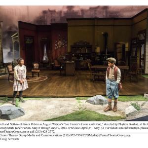 Skye Barrett with Nathaniel James Potvin in Joe Turners Come and Gone at The Mark Taper Forum