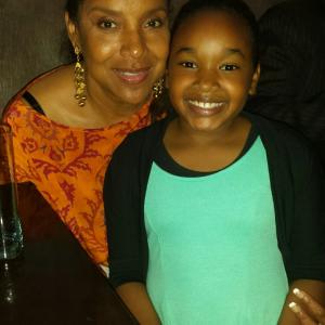 Skye Barrett with Director, Phylicia Rashad at the closing of 