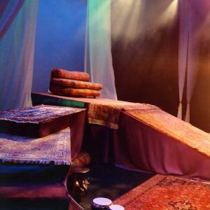 A theater set I designed for Arabian Nights