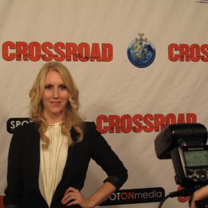 Actress Lindsay LucasBartlett arrives at the Crossroad Premiere in Los Angeles California