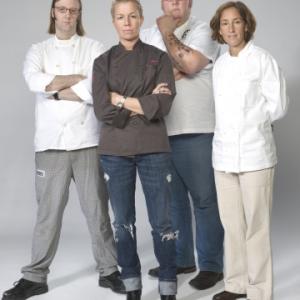 Still of Graham Bowles Wylie Dufresne Elizabeth Falkner and Suzanne Tracht in Top Chef Masters 2009