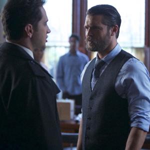 Still of Charlie Weber and Matt McGorry in How to Get Away with Murder 2014