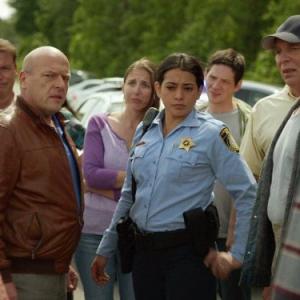 Still of Dean Norris, Leon Rippy and Natalie Martinez in Under the Dome (2013)
