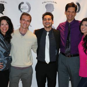 With the cast and director at the premiere of If You Could Only Be You  Jan 2015 With Caroline Redekopp Phillip Pruitt Jared Kahn Robert Seeley Morgan Matthews