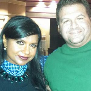 On the set of The Mindy Project with Mindy Kaling
