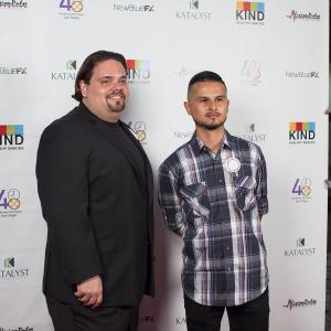 Right with producer Brandon A Cottrell at the premiere of Shapes 2014