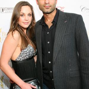 Ina-Alice Kopp and Warren Pereira at Opening Night of 2009 Beverly Hills Film Festival. April 1, 2009.