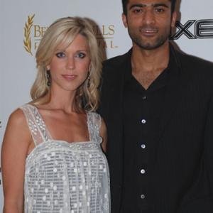 Katie O' Grady and Warren Pereira at 2008 Beverly Hills Film Festival awards ceremony.