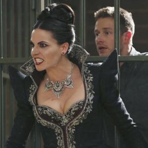 Still of Lana Parrilla and Josh Dallas in Once Upon a Time (2011)
