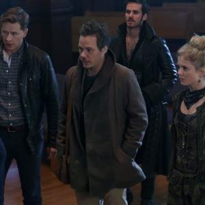 Still of Rose McIver, Evans Johnson, Colin O'Donoghue, Michael Raymond-James and Josh Dallas in Once Upon a Time (2011)