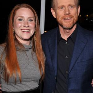 Ron Howard and Paige Howard at event of FrostNixon 2008