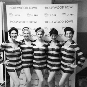 Backstage with the girls  The Hollywood Bowl August 2012 in THE PRODUCERS