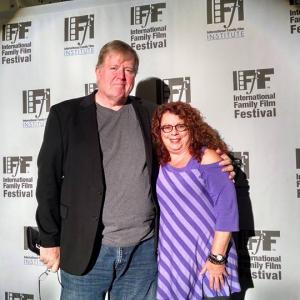 Thomas F Evans with Suzan Solomon at the IFFF  International Family Film Festival November 2015