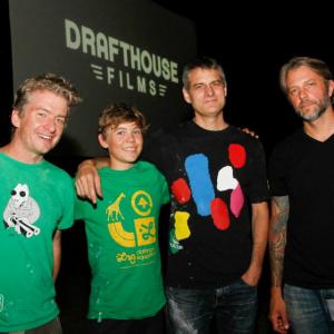 In Austin TX promoting I Declare War with Drafthouse CEO Tim League and codirectors Jason Lapeyre and Robert Wilson
