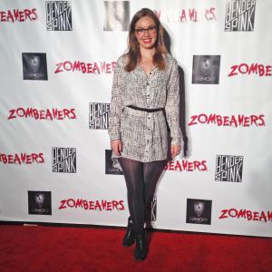 Lindsay Haalmeyer Mouat at the premiere of Zombeavers 2015 at the United Artist Theater in the Ace Hotel Los Angeles CA