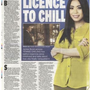 Yennis in Daily Express newspaper 2014