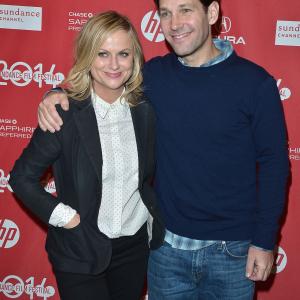 Amy Poehler and Paul Rudd at event of They Came Together 2014