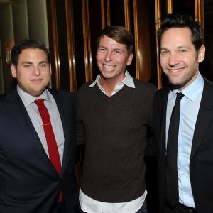Paul Rudd, Jack McBrayer and Jonah Hill at event of Friends with Kids (2011)