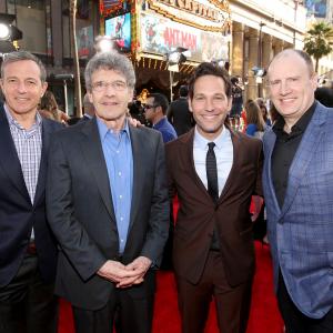 Kevin Feige Paul Rudd and Alan Horn at event of Skruzdeliukas 2015