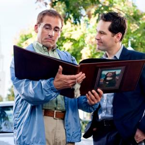 Still of Steve Carell and Paul Rudd in Dinner for Schmucks 2010