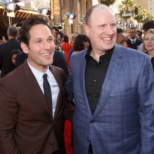 Kevin Feige and Paul Rudd at event of Skruzdeliukas 2015