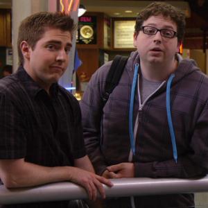 Brandon Hardesty and Kevin M. Horton in the film 