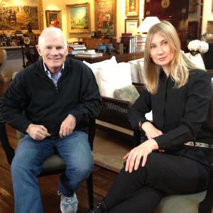 Filming interview with Bill Roedy and Olga Rudnieva