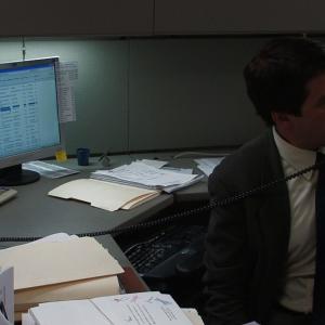 Jack Robinson stars as Roger in Bureaucracy