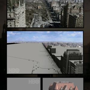 Boardwalk Empire Digital mattepainting 3D Modeling texturing animation and historical development EMMY Award won for this work