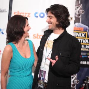 2012 Phoenix Film Festival for PARANOIA with Diane M Dresback WriterProducer and Bivs Biswas DirectorProducer