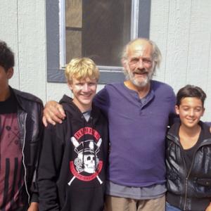Joseph on The Boat Builder set with Christopher Lloyd