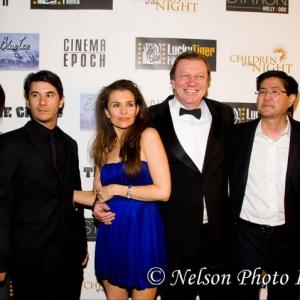 The Obsession wrap party with Greg Hatanaka, James Duval, Alicia Arden and Mia Hope