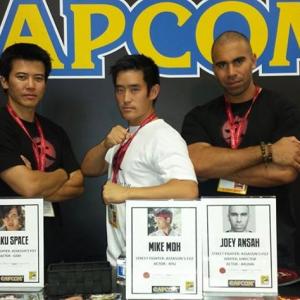 San Diego Comiccon 2014 at Capcom Booth with Moke Moh  Joey Ansah