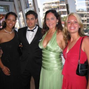 Stephanie Johnson, James Hergott, Lori Gundershaug and Audra J. Morgan at the 2005 Cannes International Film Festival.