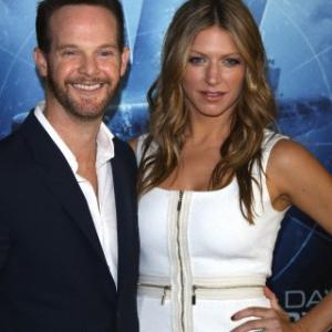 Jes Macallan and Jason Gray-Stanford at the premier of 