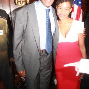 DANIELE WATTS WITH DANNY GLOVER AT THE LOS ANGELES CITY COUNSEL AFRICAN AMERICAN HERITAGE MONTH KICKOFF EVENT